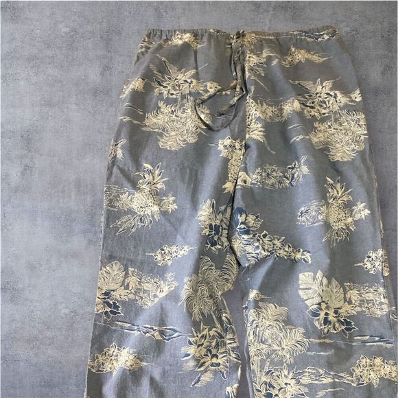 Vintage Capacity Hawaiian Print Culottes Capris S - Picture 3 of 11